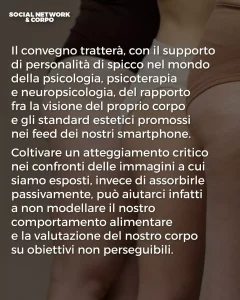 Il rapporto corpo social network: ne parleremo al Convegno "Social Network & Corpo: un rapporto complesso" di mercoledì 26 giugno 2024 ore 20.00 presso il Teatro Carcano di Milano